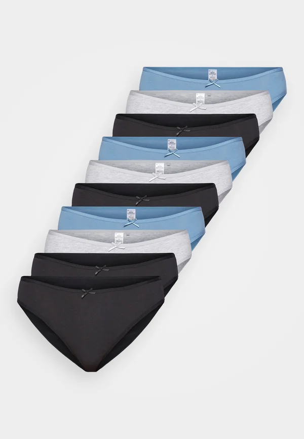 10 PACK - Briefs - blue/grey/black