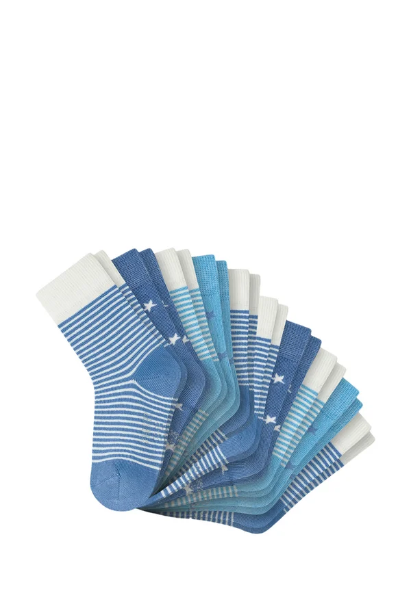 10ER PACK BASIC - Socks - hellblau