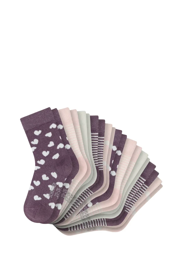 10ER PACK BASIC - Socks - rosa