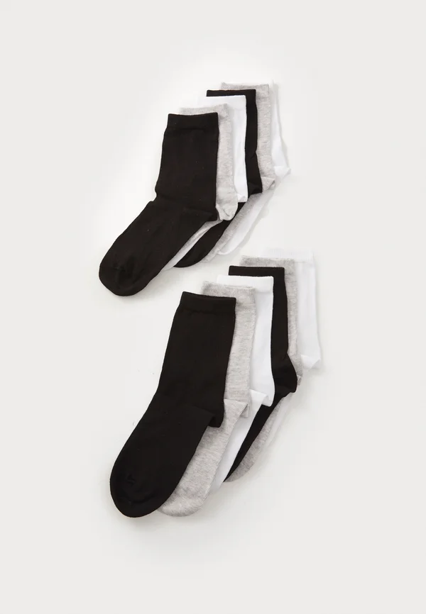 12 PACK - Socks - black/white/grey marl