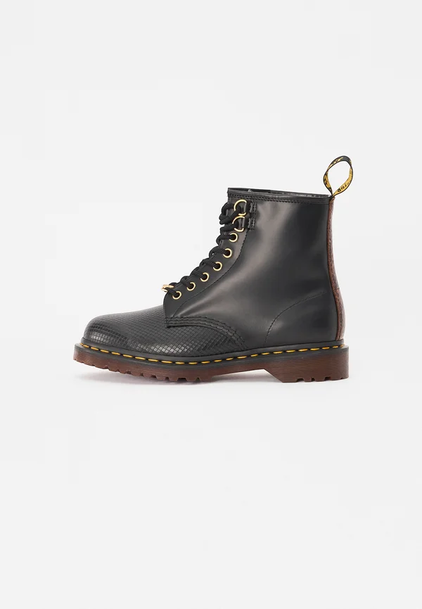1460 YOTS UNISEX - Lace-up ankle boots - black/brown