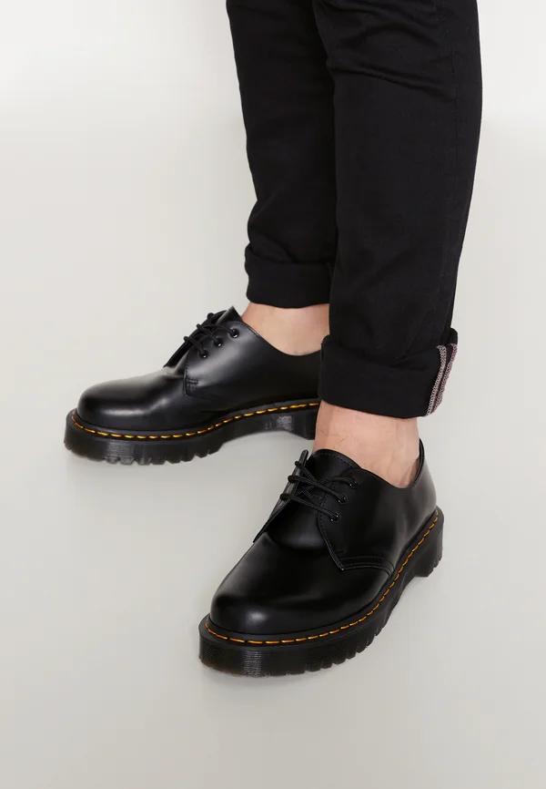 1461 BEX UNISEX - Casual lace-ups - black smooth