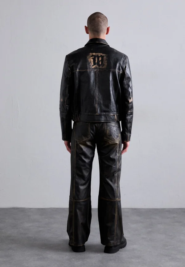 1997 VINTAGE JACKET - Leather jacket - black