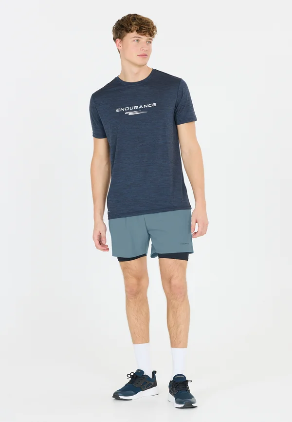 2-in-1 shorts - blauw donkerblauw