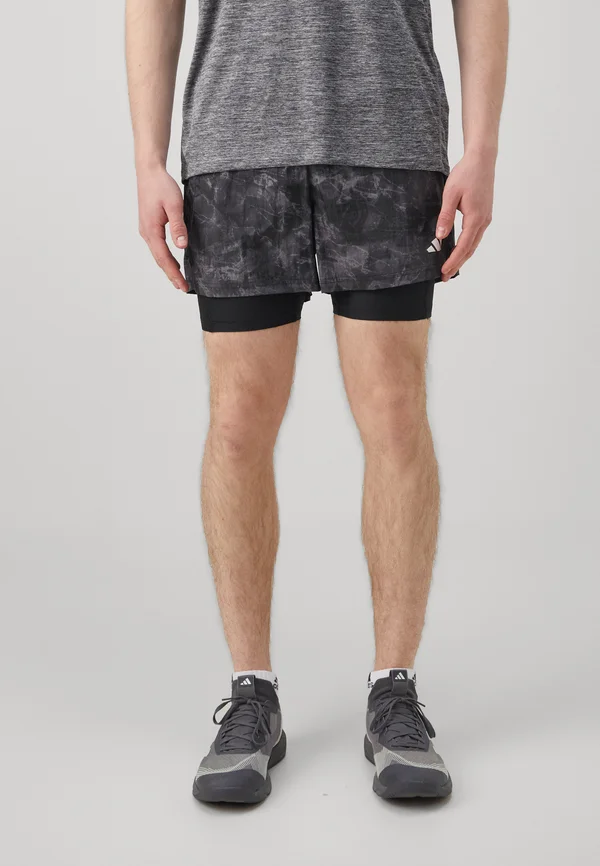 2-in-1 shorts - grey four/black