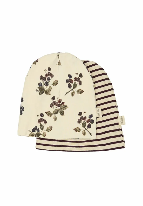 2 PACK - Beanie - black berry