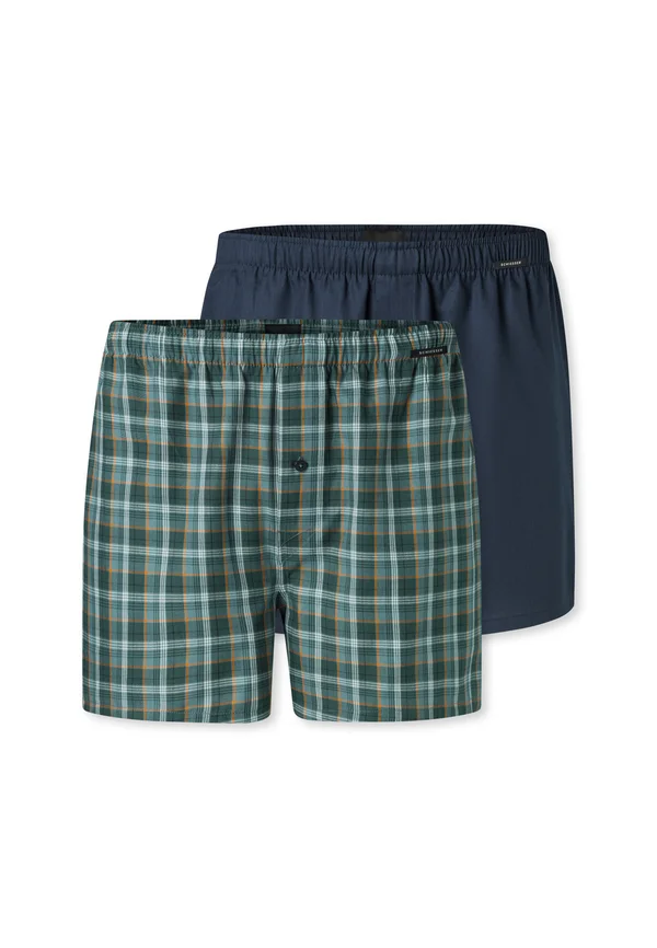 2 PACK  - Boxer shorts - blau   grün