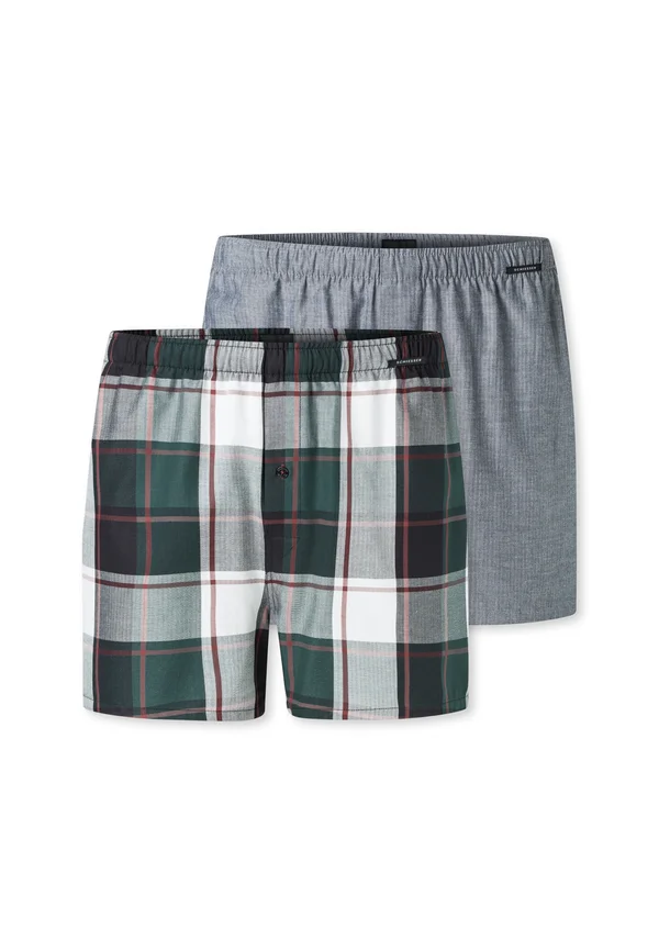 2 PACK  - Boxer shorts - grün   grau
