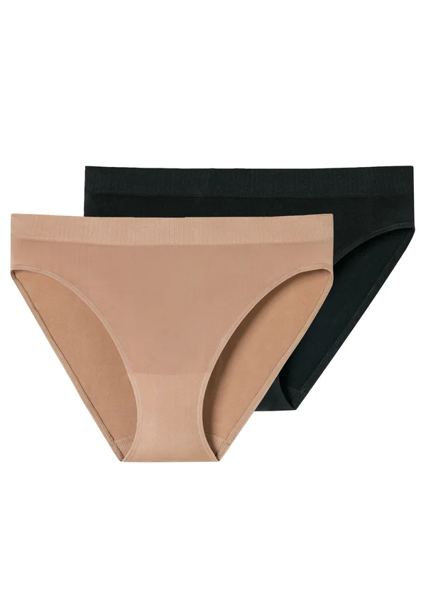 2-PACK CLASSIC SEAMLESS - Briefs - schwarz  maple