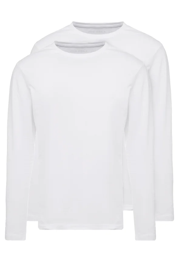 2 PACK - Long sleeved top - white