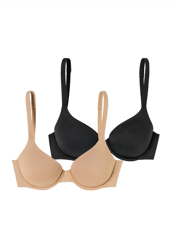 2-PACK - Multiway / Strapless bra - maple-schwarz