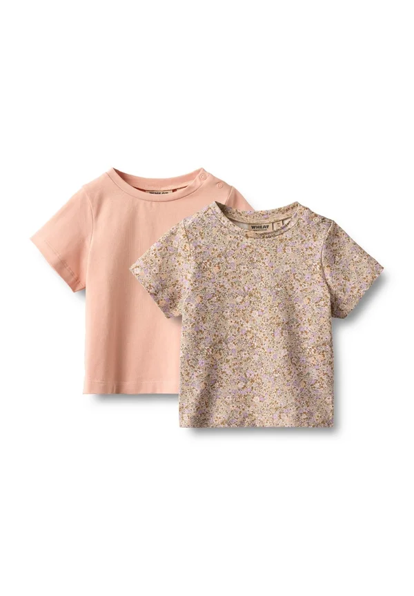2 PACK - Print T-shirt - lilac flower meadow
