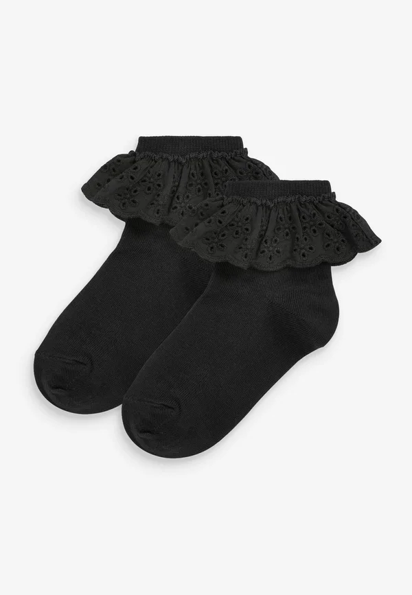 2 PACK RICH RUFFLE - Socks - black