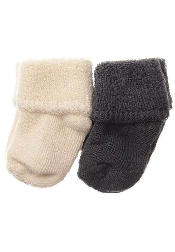 2 PACK - Socks - ecru/grau