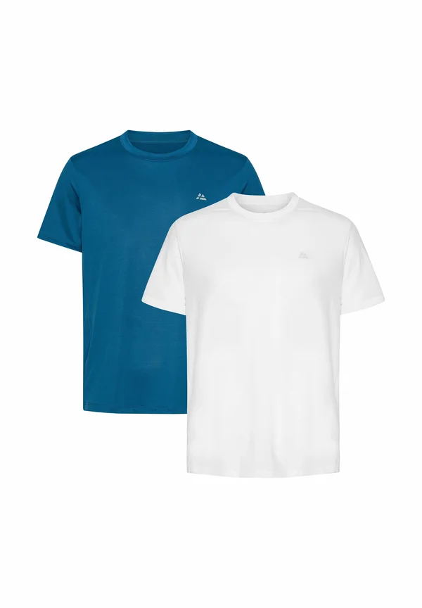 2 PACK - Sports T-shirt - blue/white