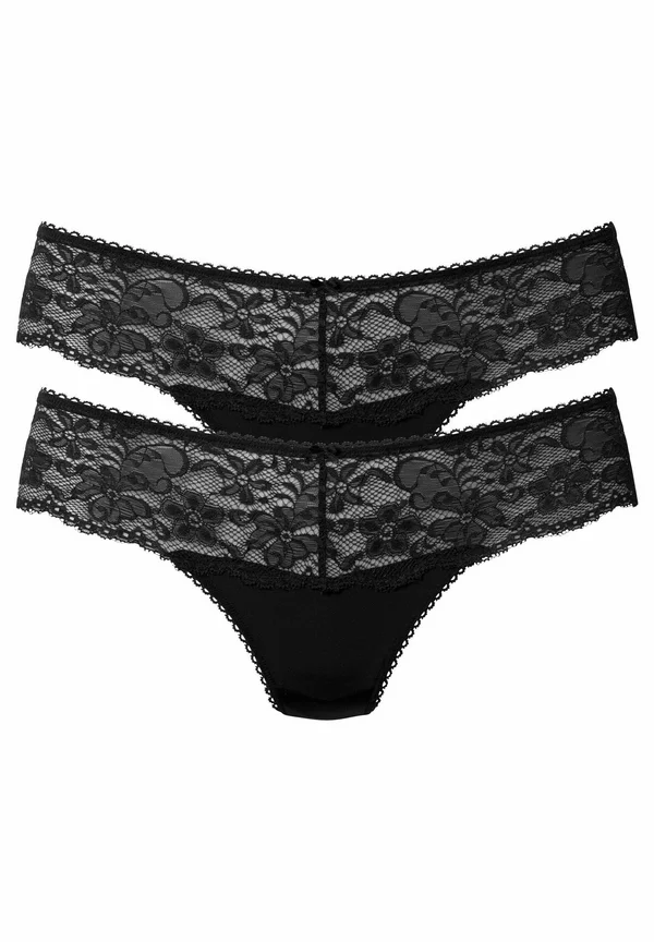 2 PACK - Thong - schwarz