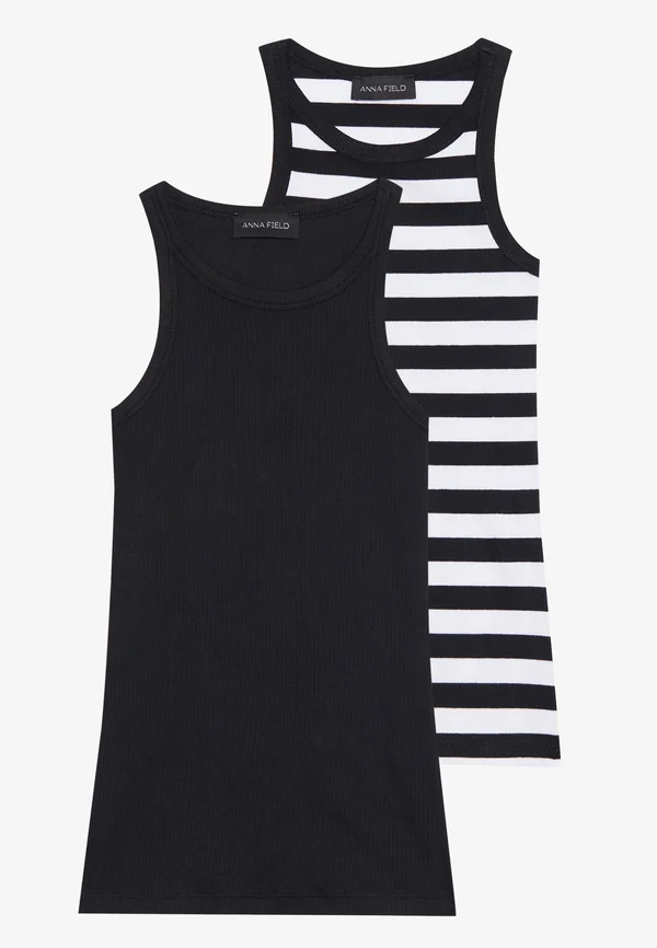 2 PACK - Top - black