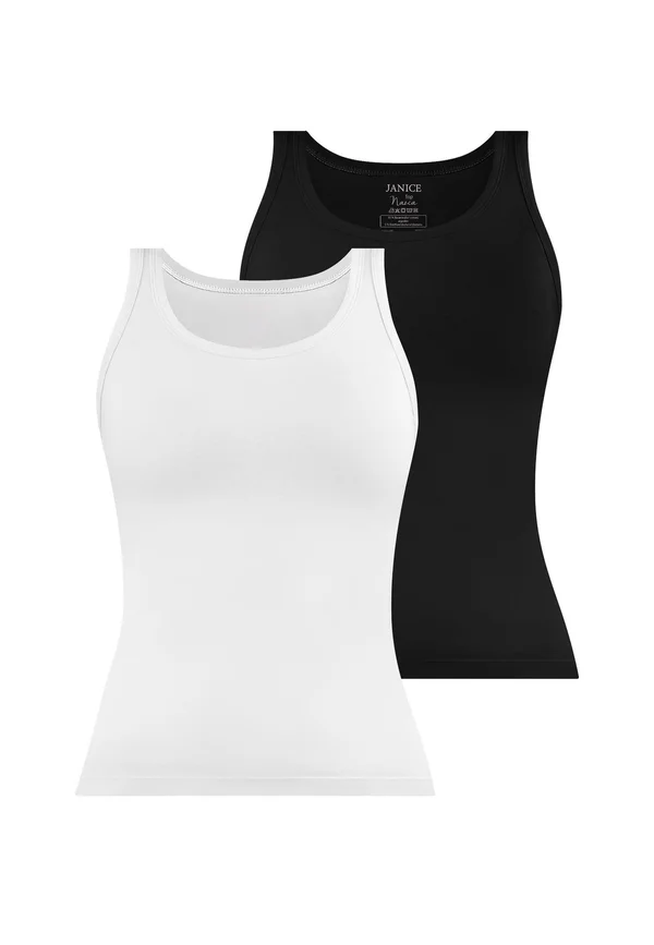 2 PACK - Top - schwarz weiß