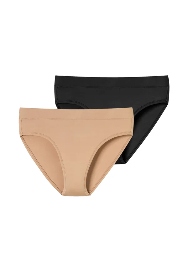 2-PACK UNIQUE MICRO - Briefs - maple schwarz