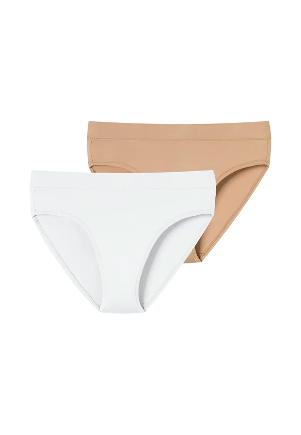 2-PACK UNIQUE MICRO - Briefs - weiss maple