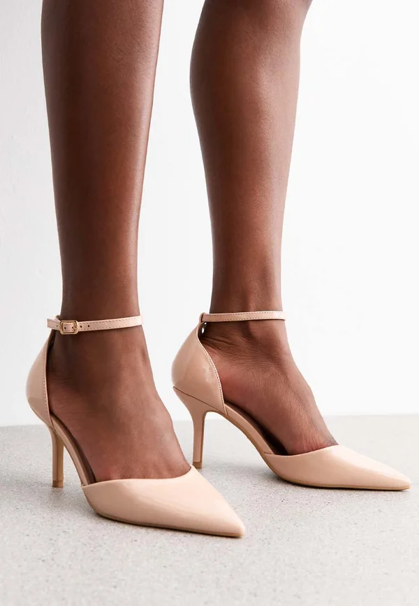 2 PART STILETTO HEEL POINTED TOE - Classic heels - cream