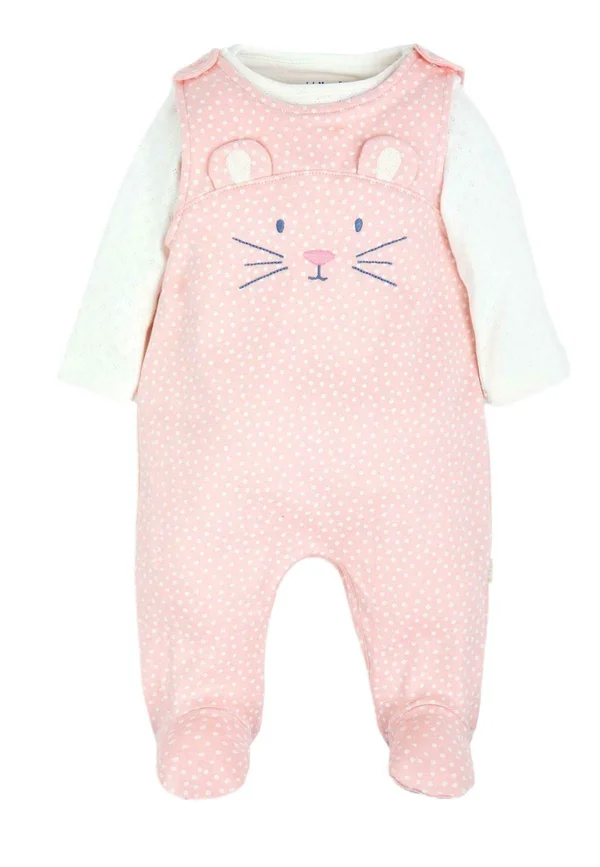 2-PIECE MOUSE SET  - REGULAR FIT - Long sleeved top - pink