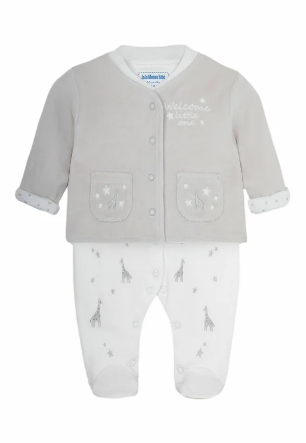 2-PIECE WELCOME LITTLE ONE SET-  REGULAR FIT - Light jacket - white