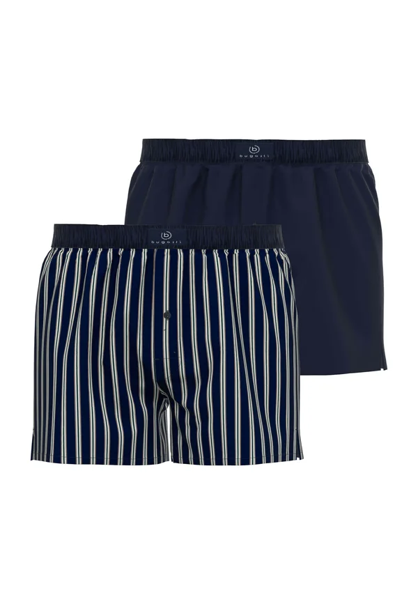 2ER PACK - Boxer shorts - blau dunkel streifen