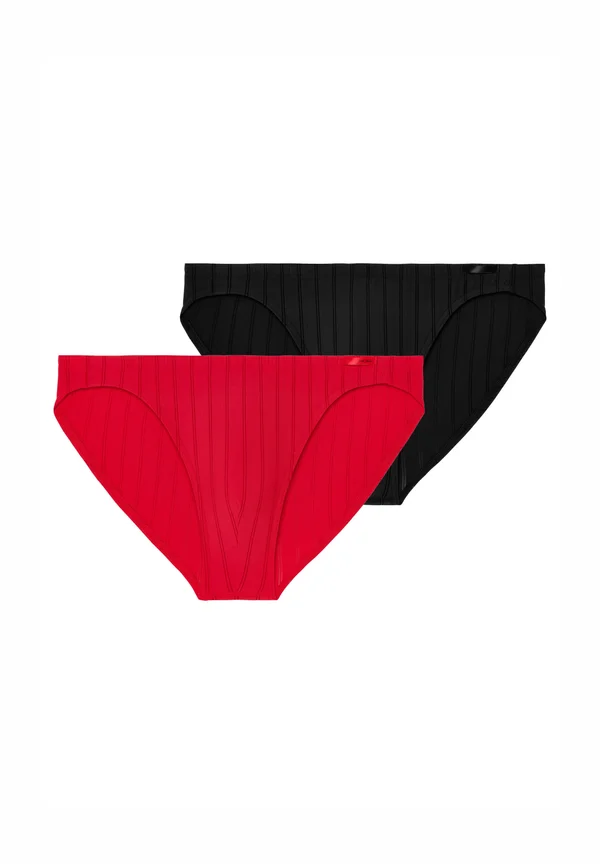 2ER PACK - Briefs - schwarz rot