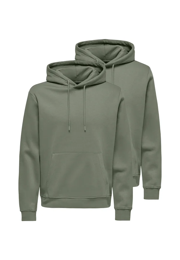 2ER PACK - Hoodie - castor gray