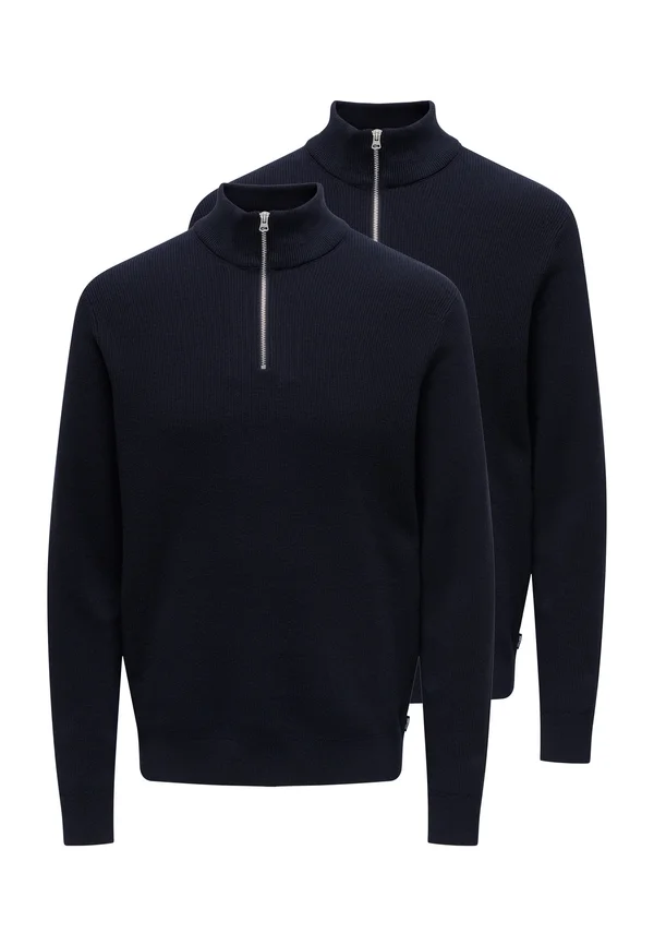 2ER PACK   - Jumper - dark navy
