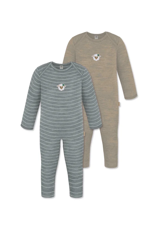 2ER PACK  - Jumpsuit - grau beige
