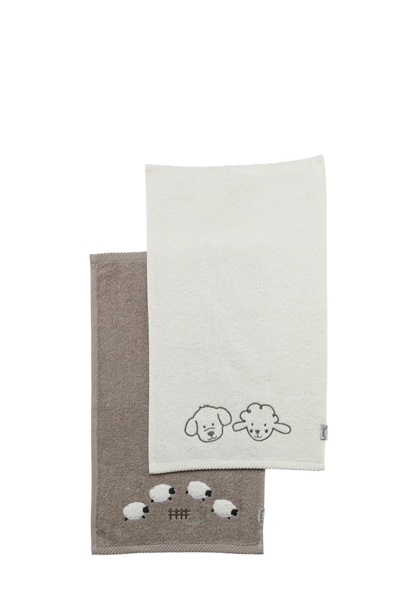 2ER-PACK KINDERHANDTUCH BAUERNHOF - Other accessories - sandbraun