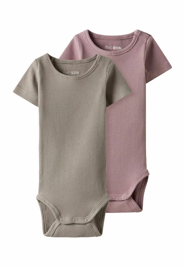 2ER PACK KURZARM - Body - woodrose