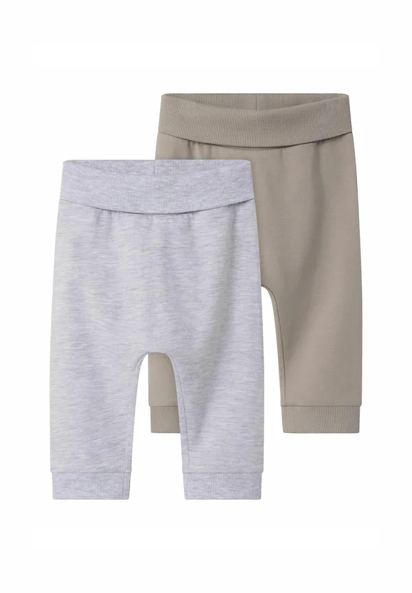 2ER-PACK - Leggings - Trousers - light grey melange