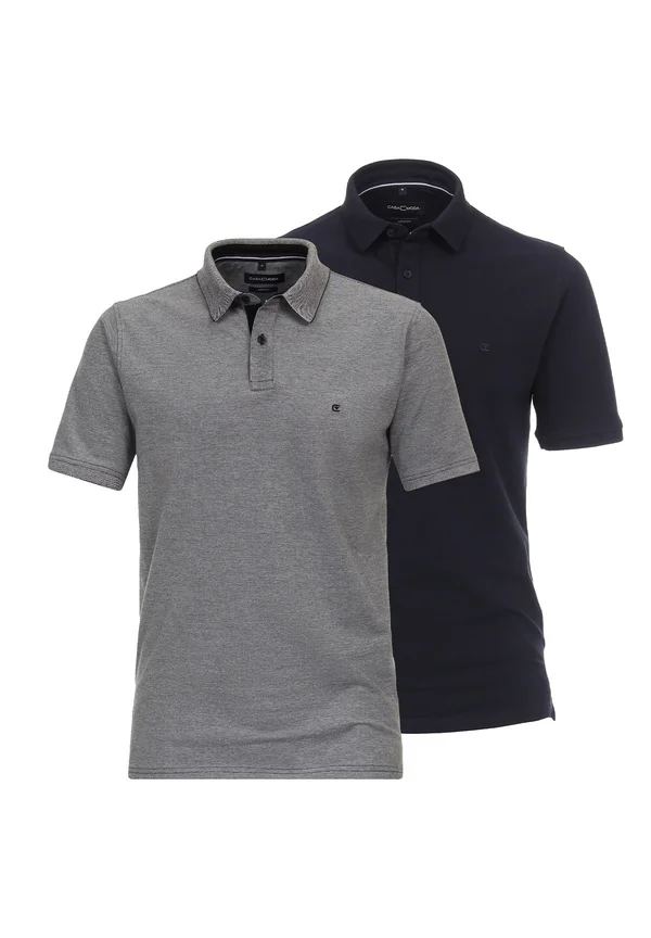 2ER PACK - Polo shirt - dunkelblau   grau
