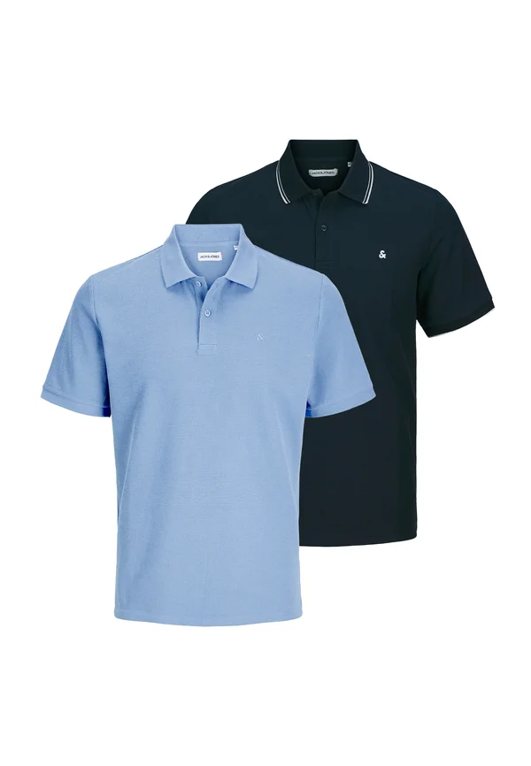 2ER PACK - Polo shirt - dunkelblau   hellblau
