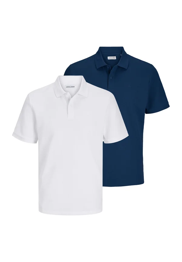 2ER PACK - Polo shirt - weiß   blau