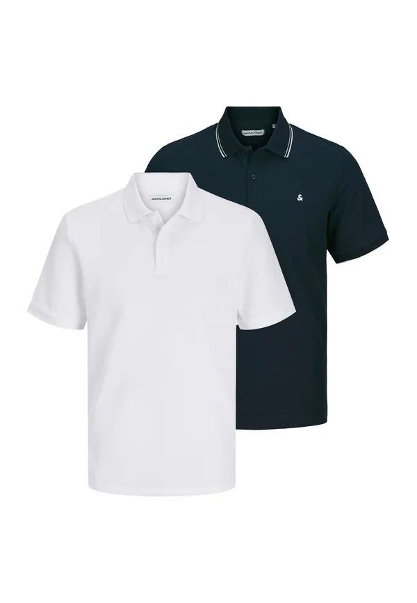2ER PACK - Polo shirt - weiß   dunkelblau
