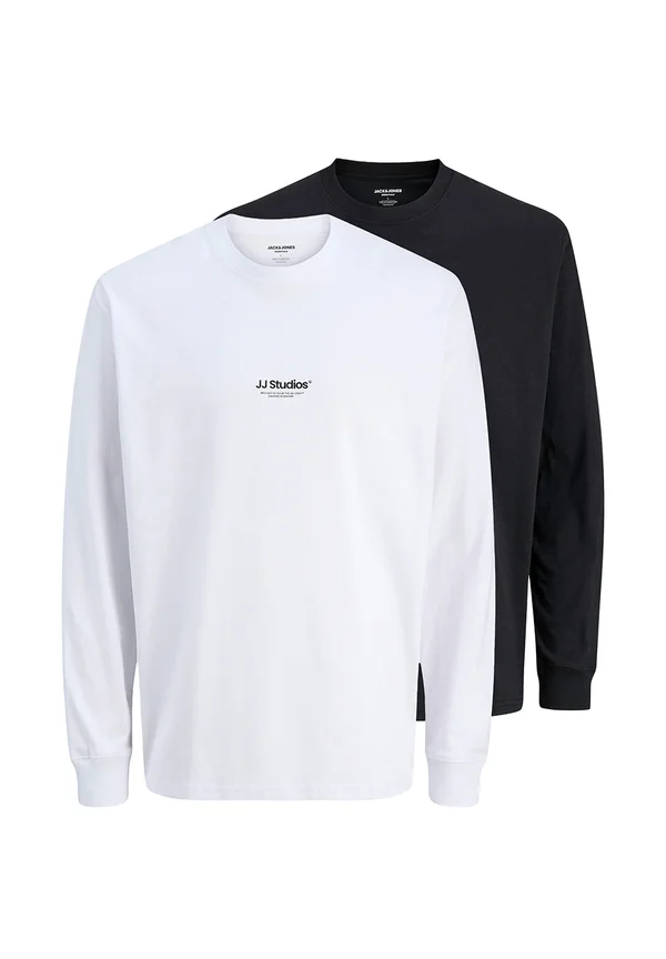 2ER PACK SOHO - Long sleeved top - schwarz weiß