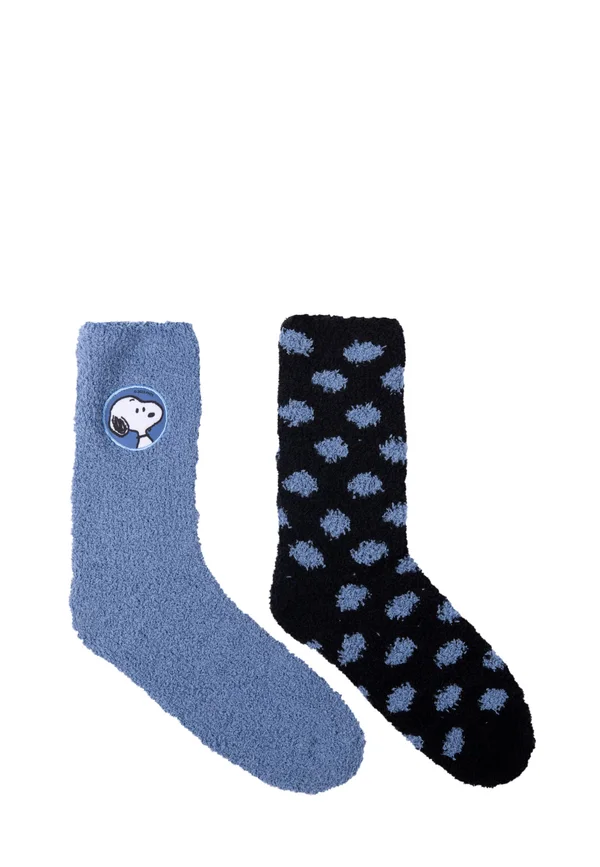 2ER PACK THE PEANUTS SNOOPY - Socks - blau/schwarz