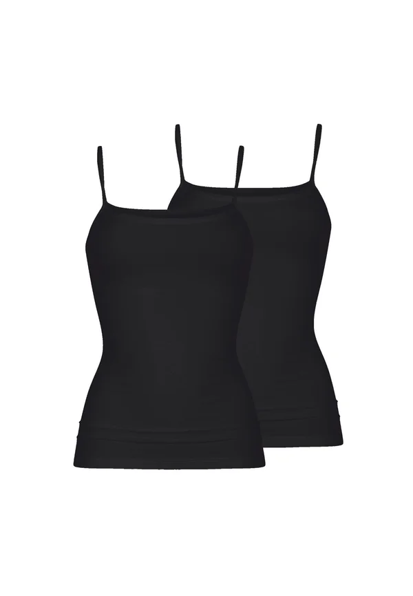 2ER PACK  - Undershirt - schwarz