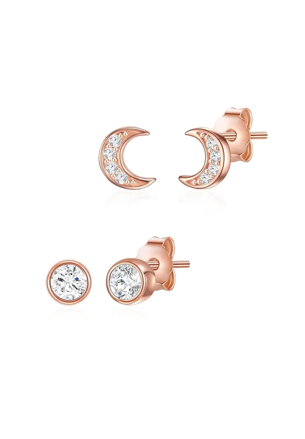 2ER SET - Earrings - rose gold-coloured