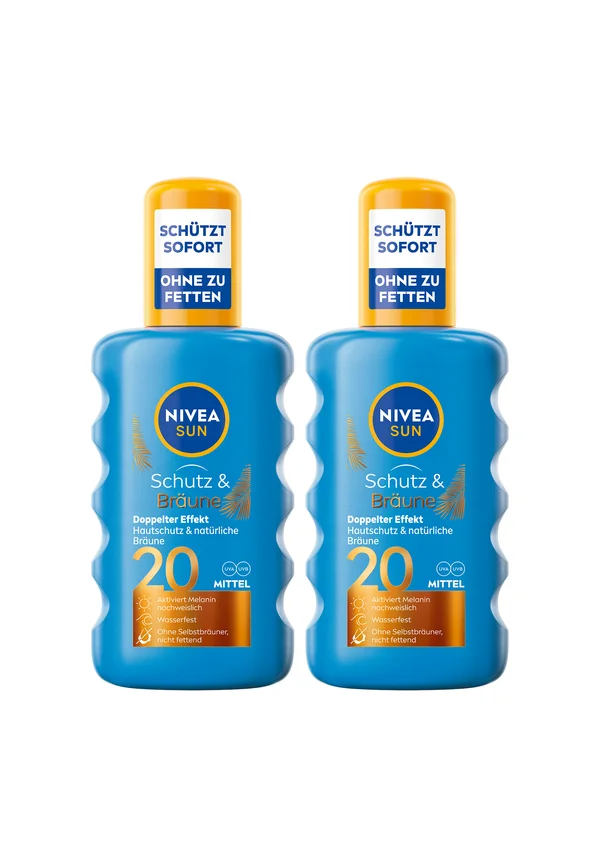 2ER SET SUN SCHUTZ & BRÄUNE PUMPSPRAY LSF 20, 2 X 200 ML - Sun protection