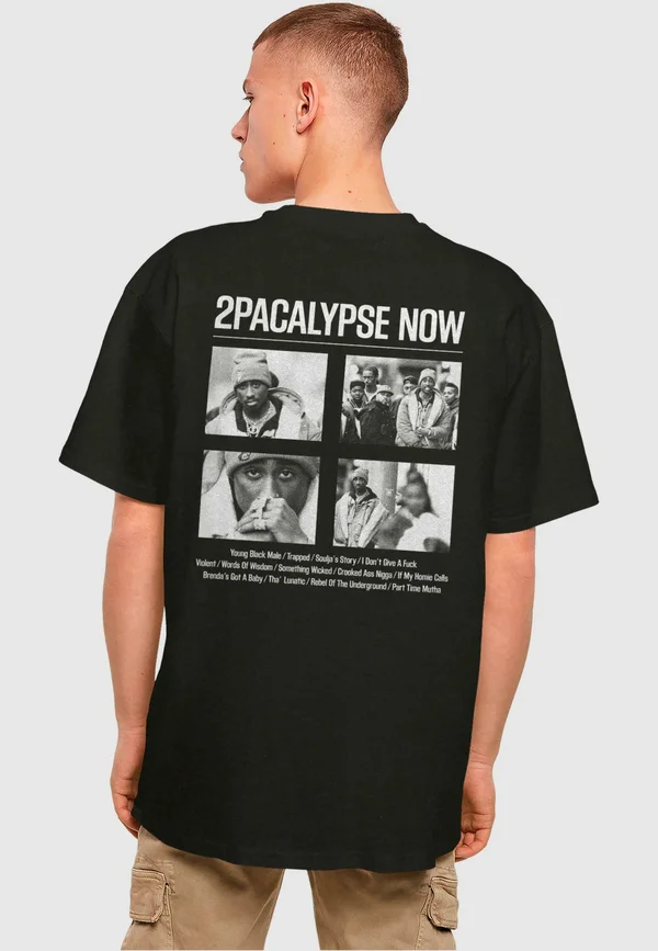 2PAC - 2PACALYPSE NOW OVERSIZE  - Print T-shirt - black