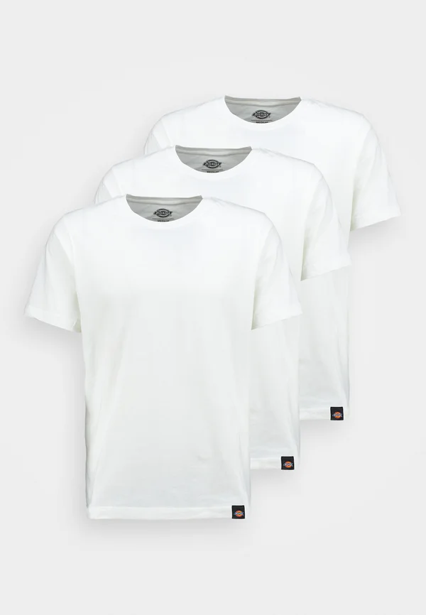 3 PACK - Basic T-shirt - white
