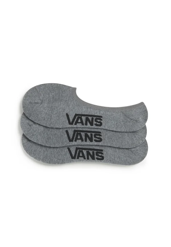 3 PACK CLASSIC NO SHOW - Trainer socks - heather grey