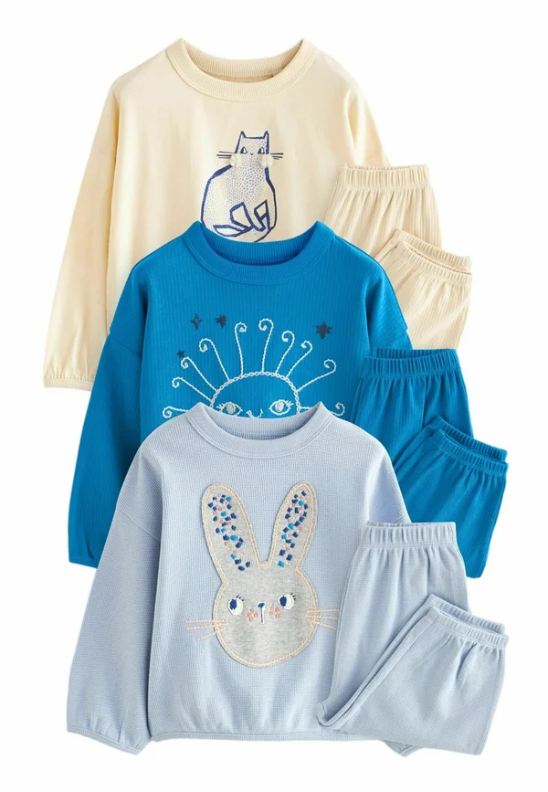 3 PACK - REGULAR FIT - Pyjamas - blue cream character