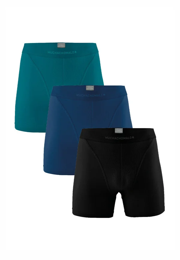 3-PACK SOLID - Trunks - black green