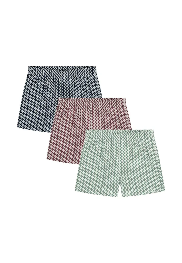 3-PACK - WAVEY  - Boxer shorts - green navy red